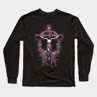 Jesus Christ Love the Lord your God with all your heart Long Sleeve T-Shirt